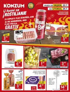 Pregled letka Katalog trgovine Konzum vrijedi od 23.07.2025