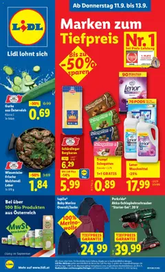 Vorschau der Angebote: Lidl Prospekt aktuell gültig ab 11.09.2025