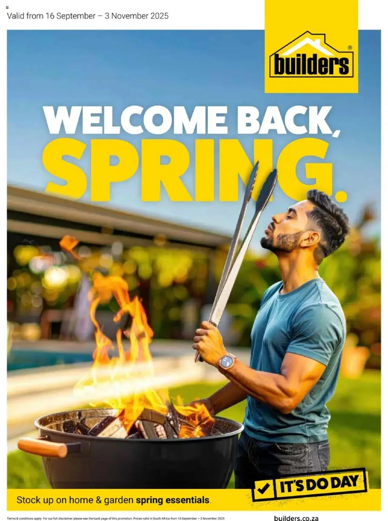 Builders Welcome Back, Spring from 16/09 - 03/11/2025 > Promotions