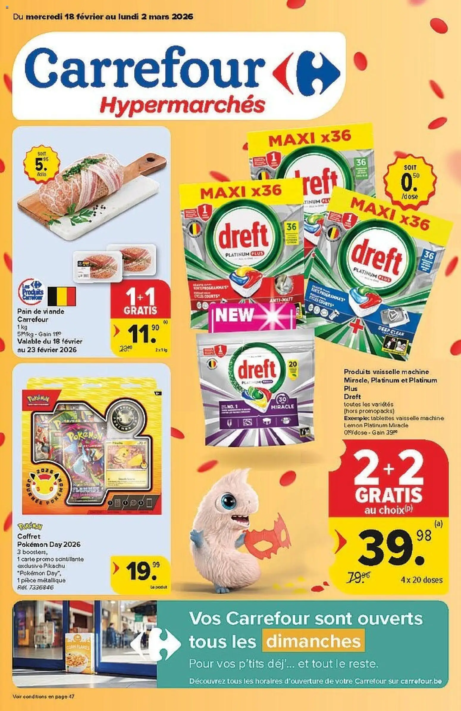 Voorbeeld van Brochure van winkel Carrefour geldig vanaf 18/02/2026