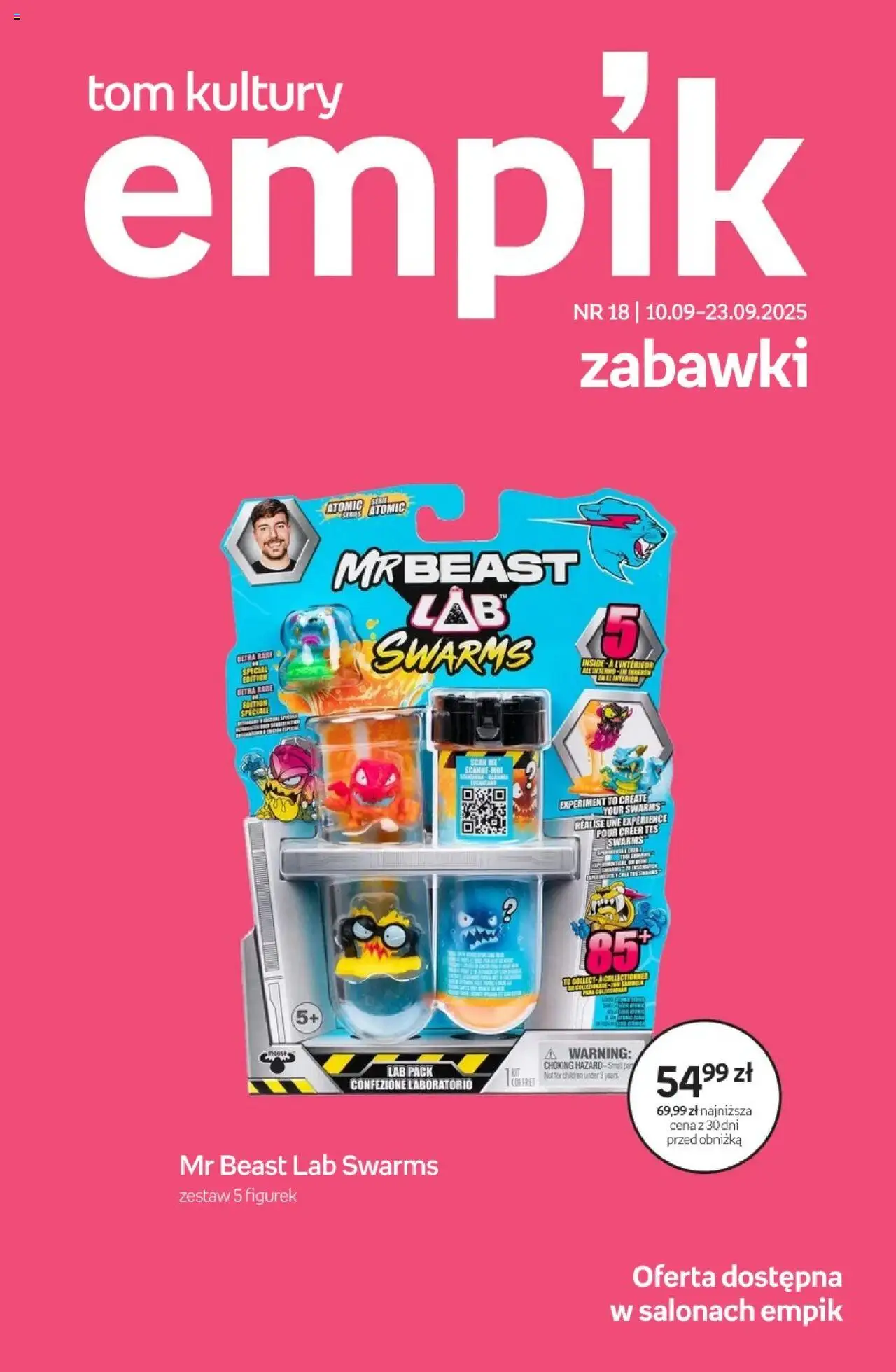 Empik Tom kultury - Zabawki od 10.09.2025 - Nowa Gazetka - Numer strony 1