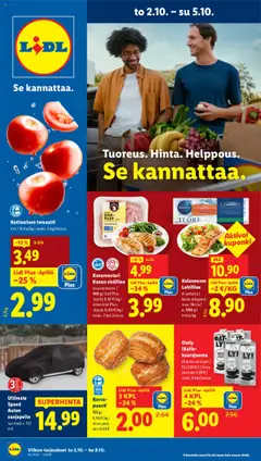 Kaupan Lidl Tarjoukset - Helsinki esikatselu, voimassa 02/10/2025