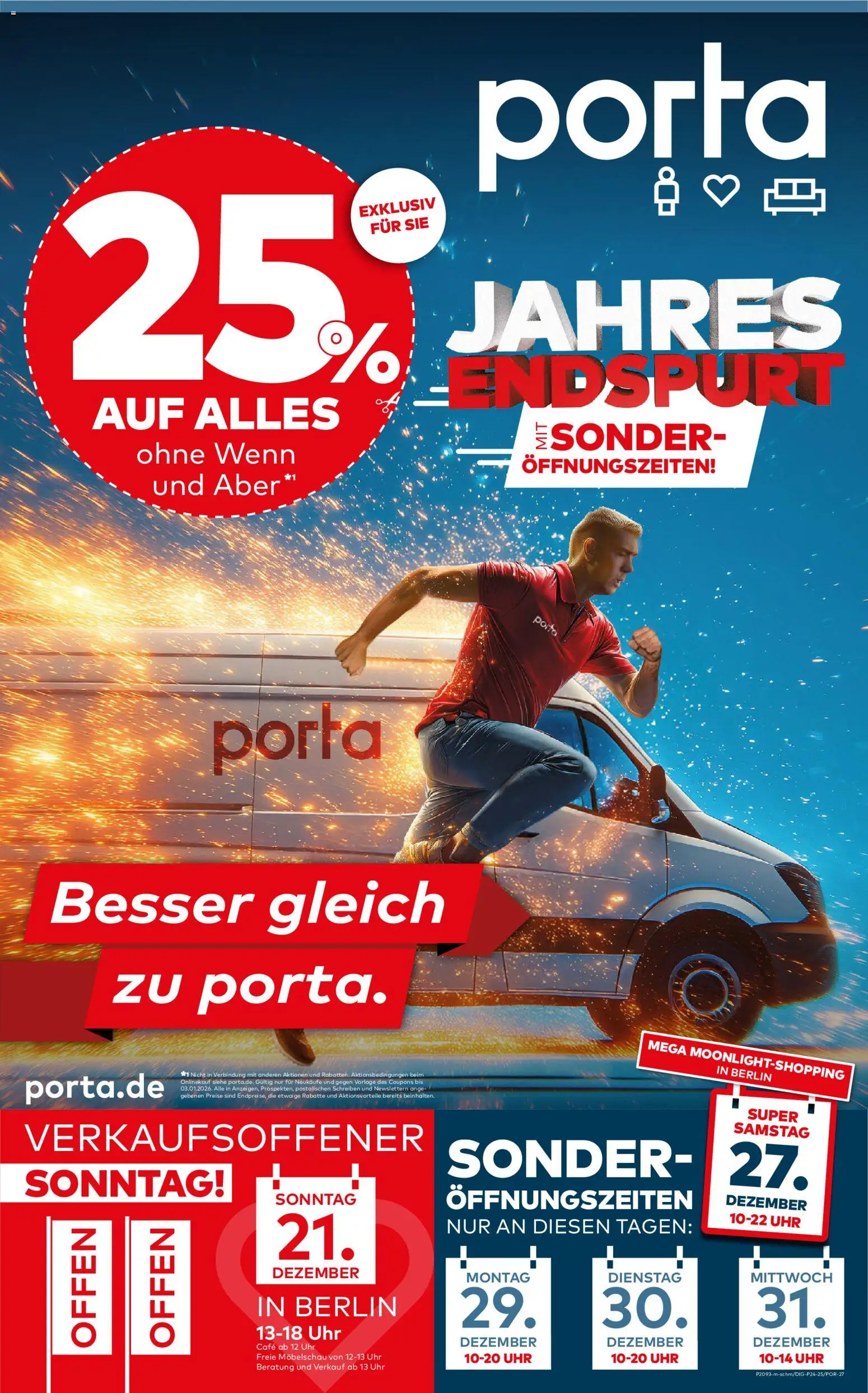 Vorschau von dem Prospekt des Geschäftes Porta!, gültig ab dem 19.12.2025 - Uhr