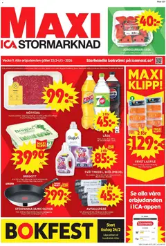 Förhandsgranska reklamblad Norsborg från butik ICA Maxi gäller från 23/02/2026