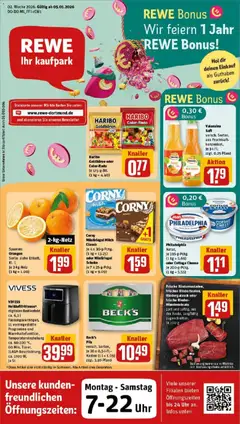 Vorschau von dem Prospekt des Geschäftes Rewe, gültig ab dem 04.01.2026