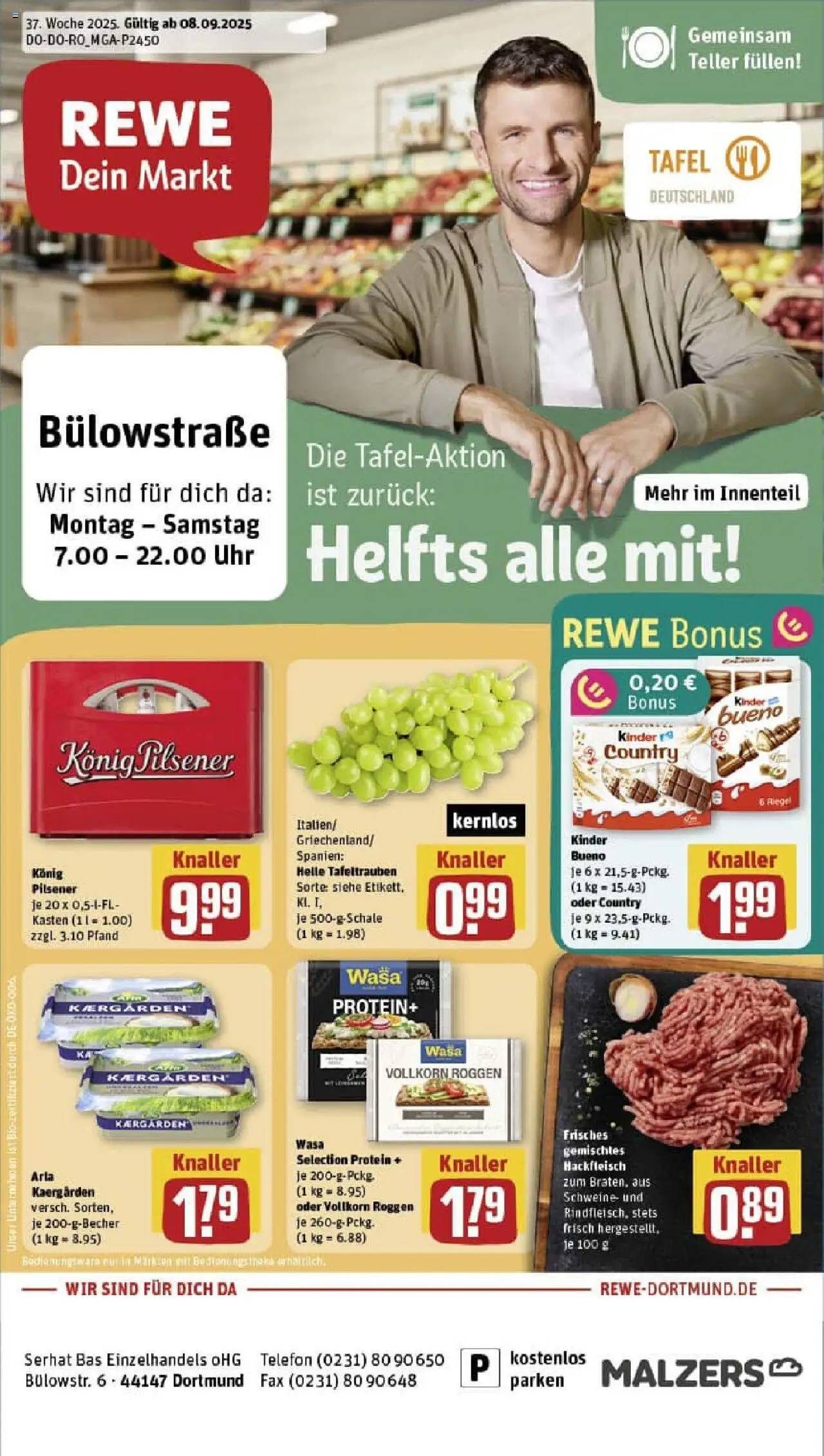 REWE Prospekt ab 07.09.2025 nächste Woche - Prospekt Dortmund	