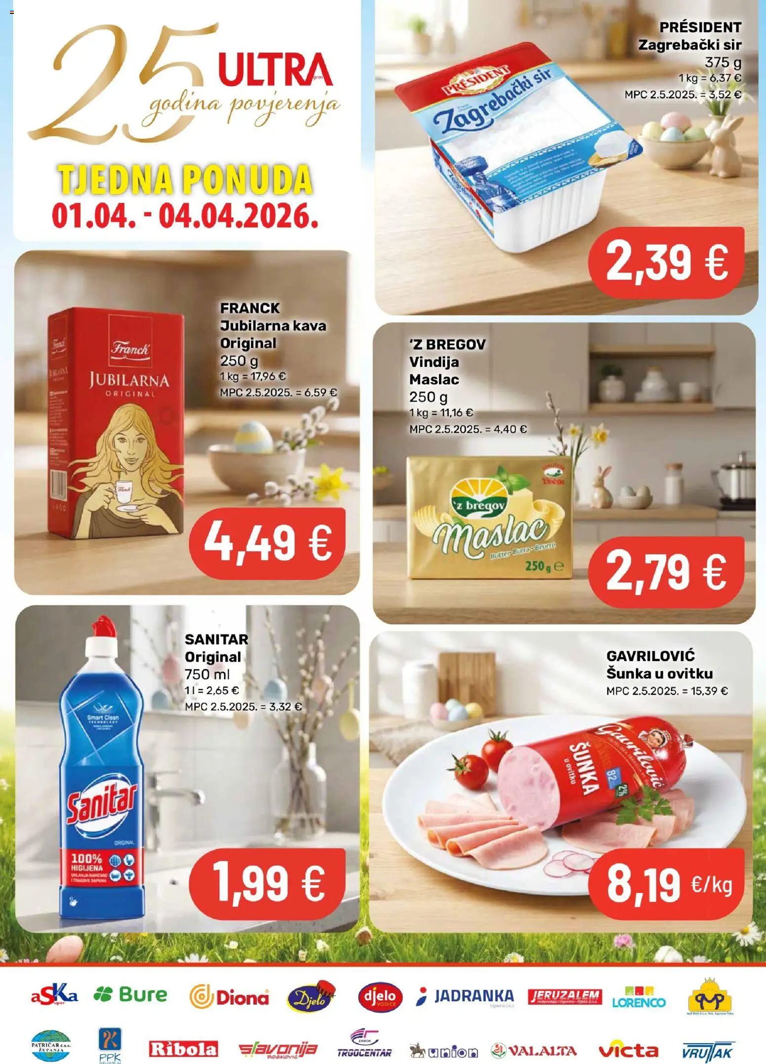Pregled letka Djelo Katalog trgovine Djelo vrijedi od 01.04.2026