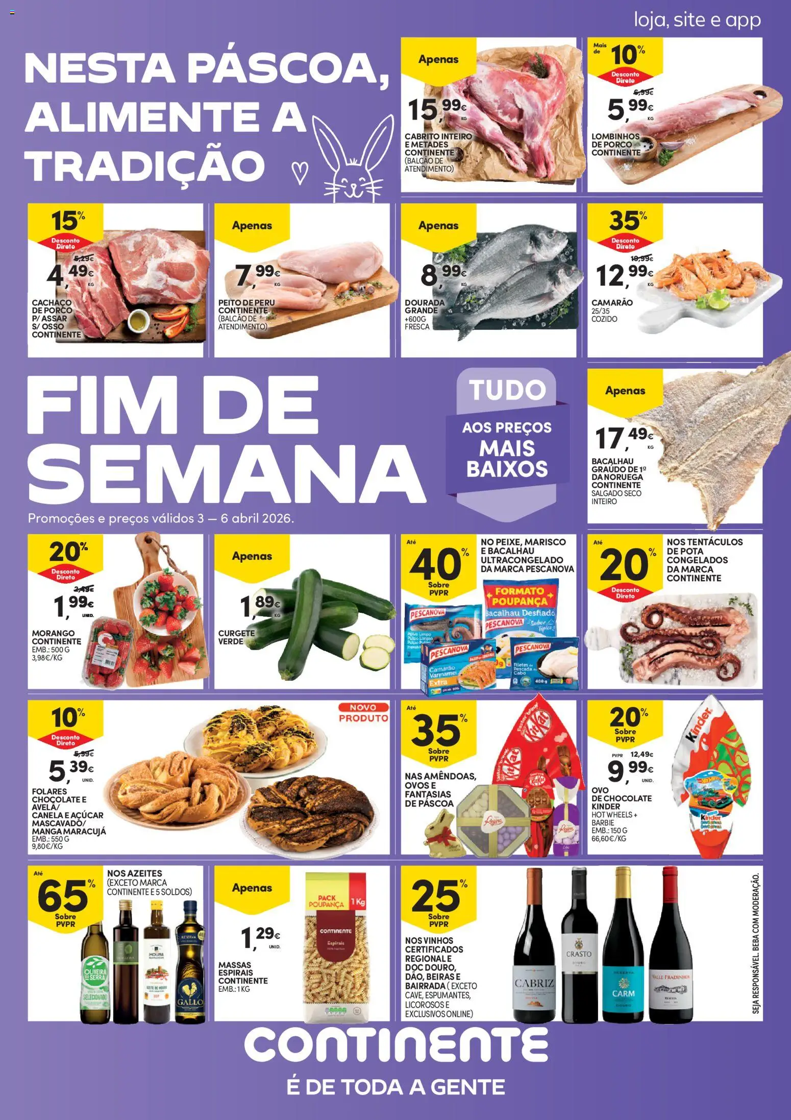 Pré-visualização do folheto da loja Continente válida a partir de 03/04/2026