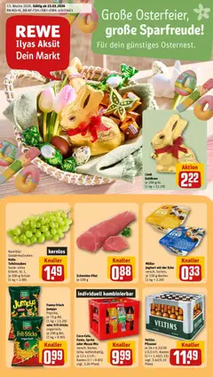 Vorschau von dem Prospekt des Geschäftes Rewe, gültig ab dem 23.03.2026