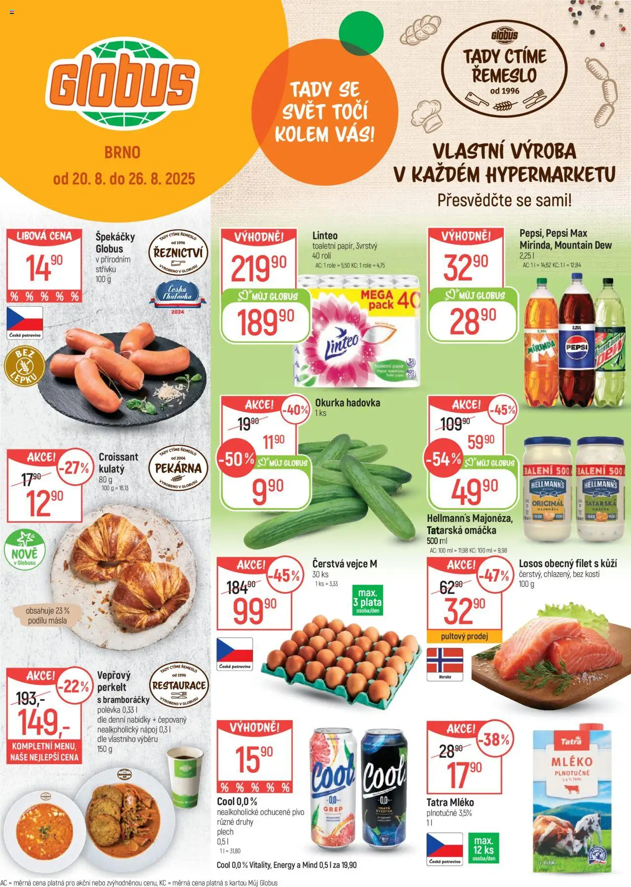  Globus leták od 20.08.2025 >> Akční nabídka "Brno"