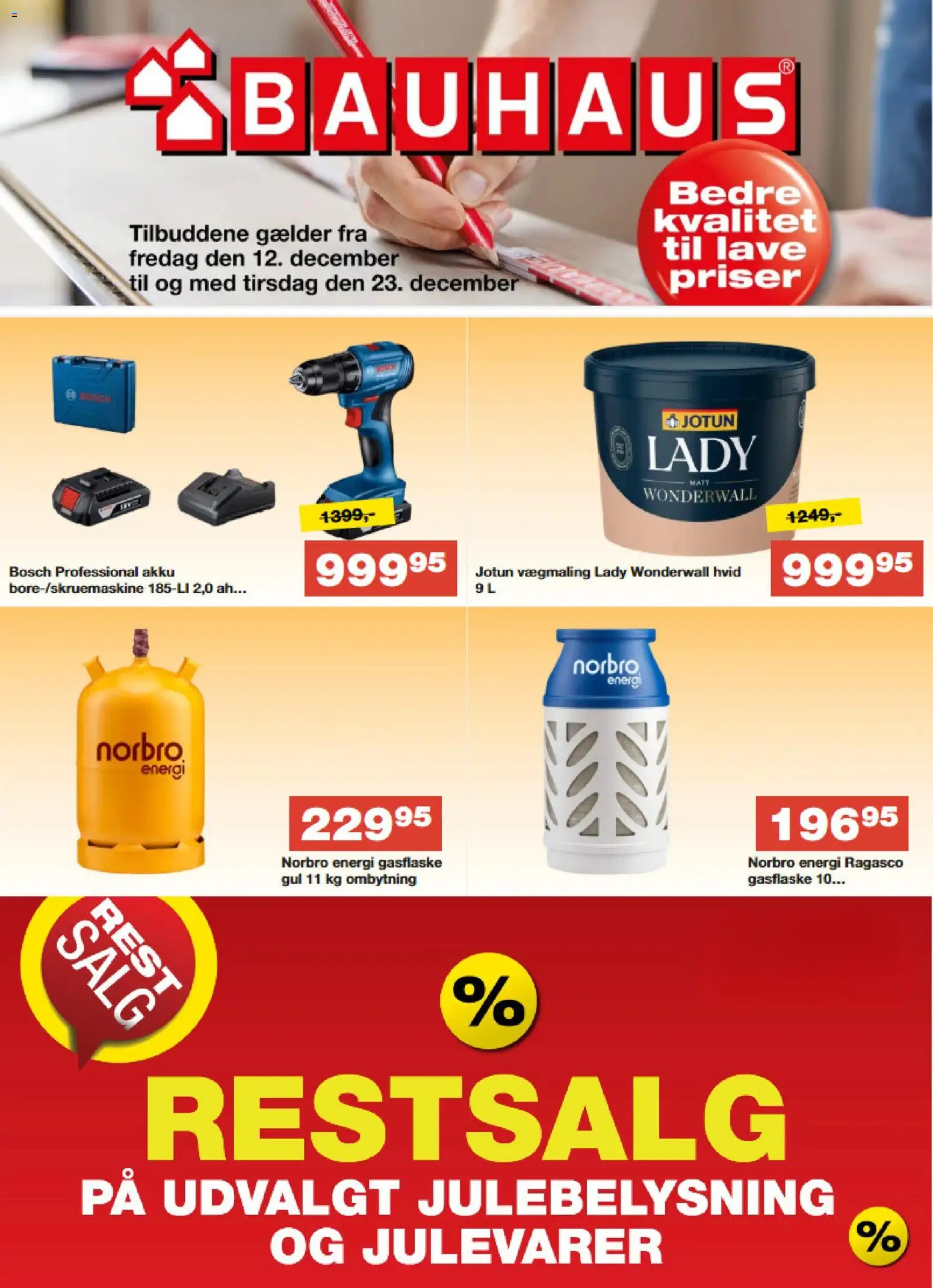 Eksempel på tilbudsavis Tilbud fra butik Bauhaus gyldig fra 12/12/2025