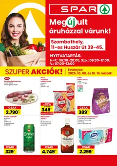 Spar - Szombathely üzlet megújulás megtekintése, amely érvényes 2025.10.09.-től