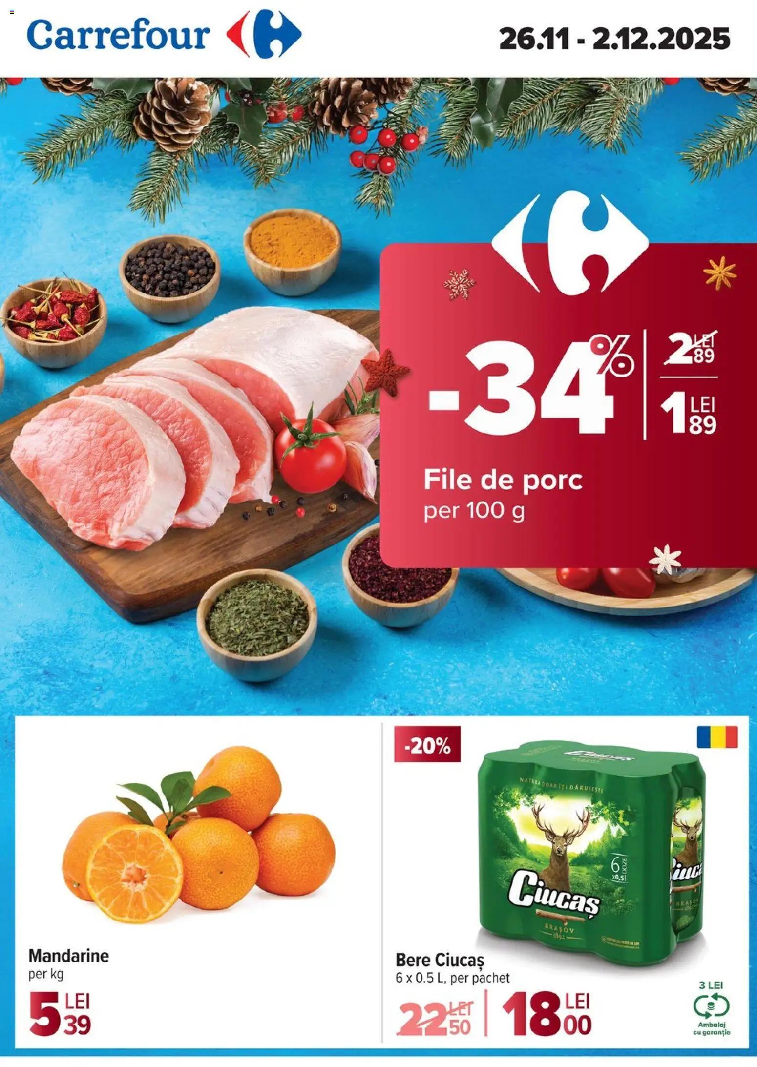 Previzualizarea de cataloage: Carrefour Catalog nou valabil de la 26.11.2025