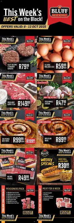 Preview of Bluff Meat Supply flyer valid from 08/10/2025