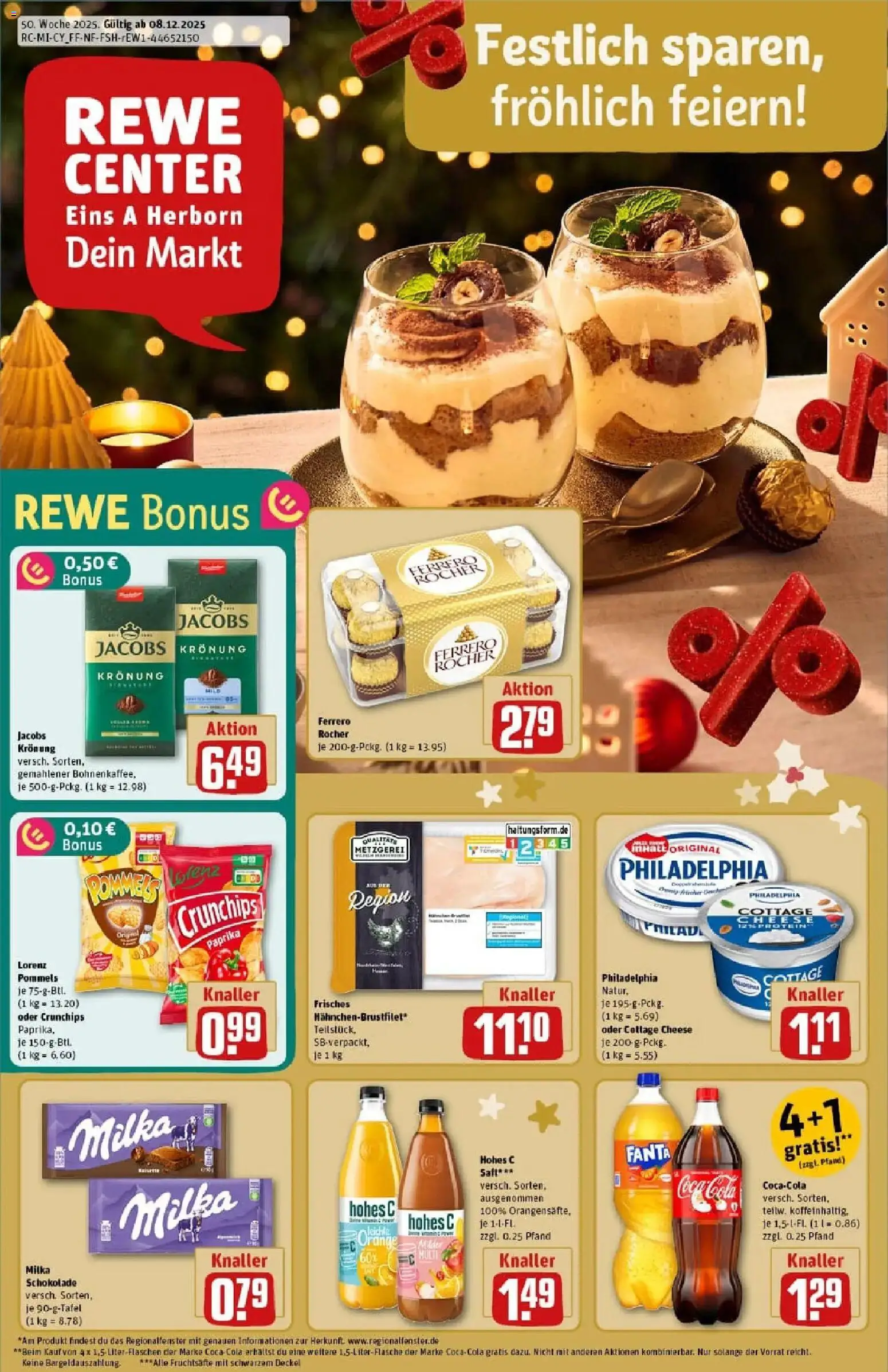 Vorschau von dem Prospekt des Geschäftes Rewe, gültig ab dem 07.12.2025
