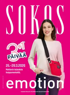Kaupan Sokos Sokos tarjoukset - Emotion 3plus1 esikatselu, voimassa 25/03/2026