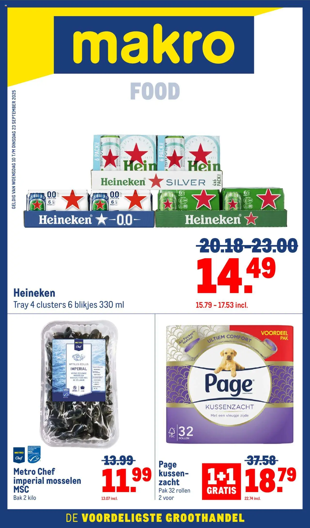 Makro shop Folder geldig vanaf 10-09-2025 - Paginanummer 1