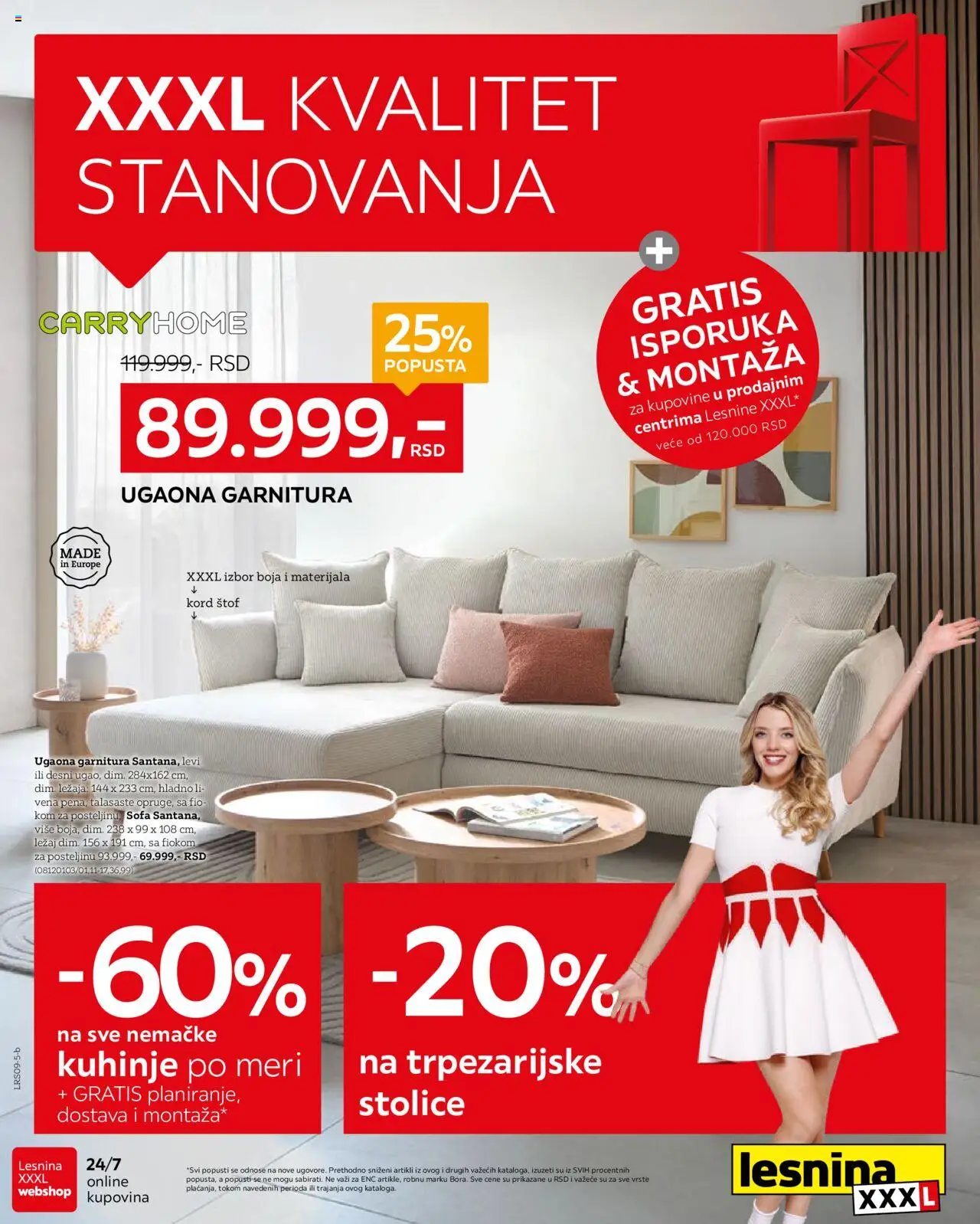 Lesnina XXXL katalog važi od 08.09.2025 - stranica 1