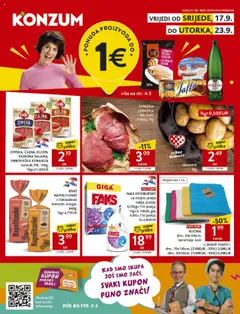 Pregled letka Katalog trgovine Konzum vrijedi od 17.09.2025