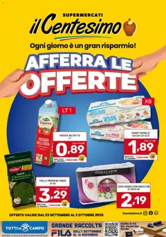 Anteprima dell'opuscolo Attuale volantino dal negozio Il Centesimo valido da 23/09/2025