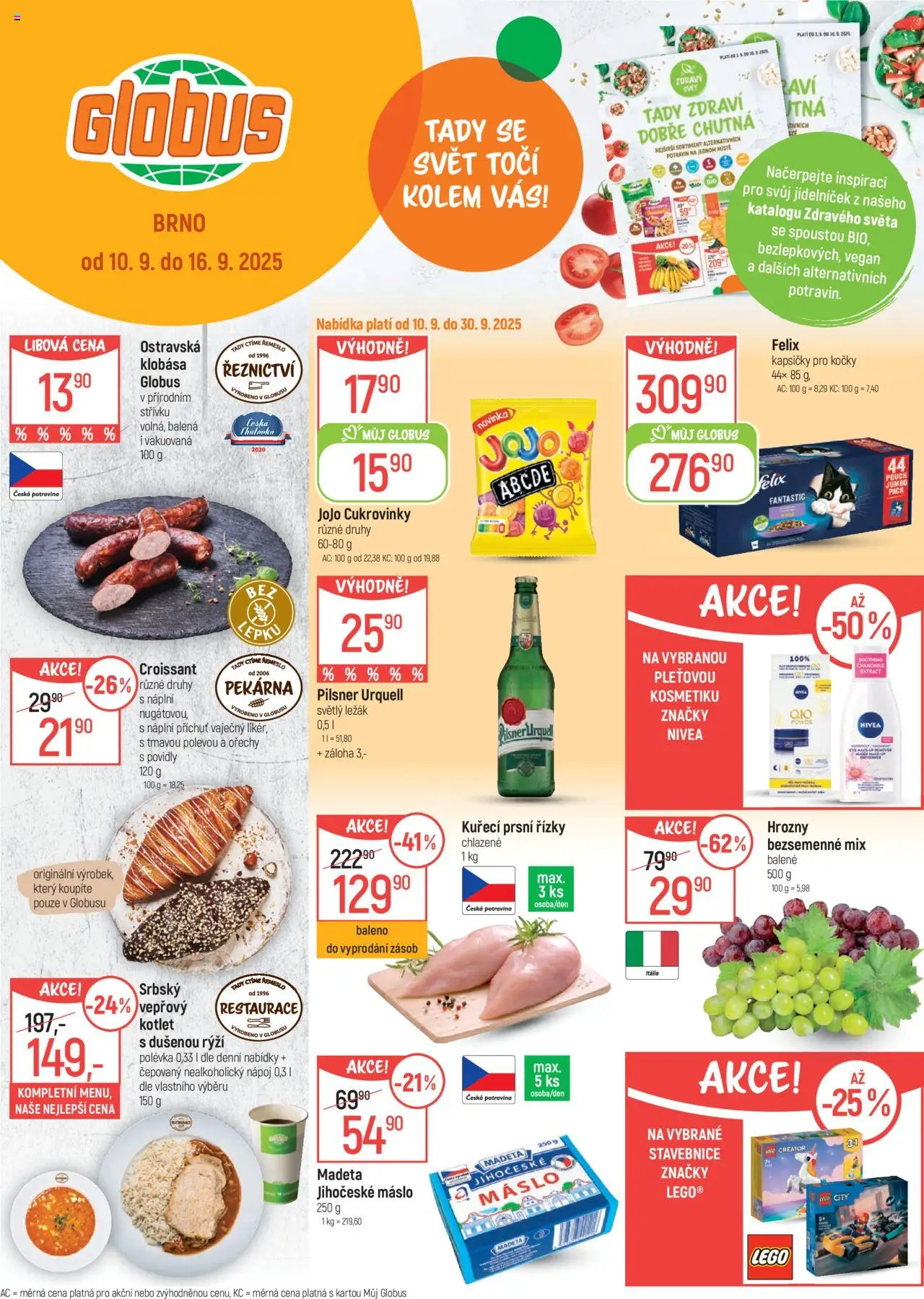 Globus leták od 10.09.2025 >> Akční nabídka "Brno"
