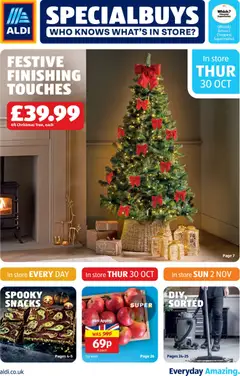 Preview of Aldi Weekly offers UK Specialbuys valid from 30/10/2025