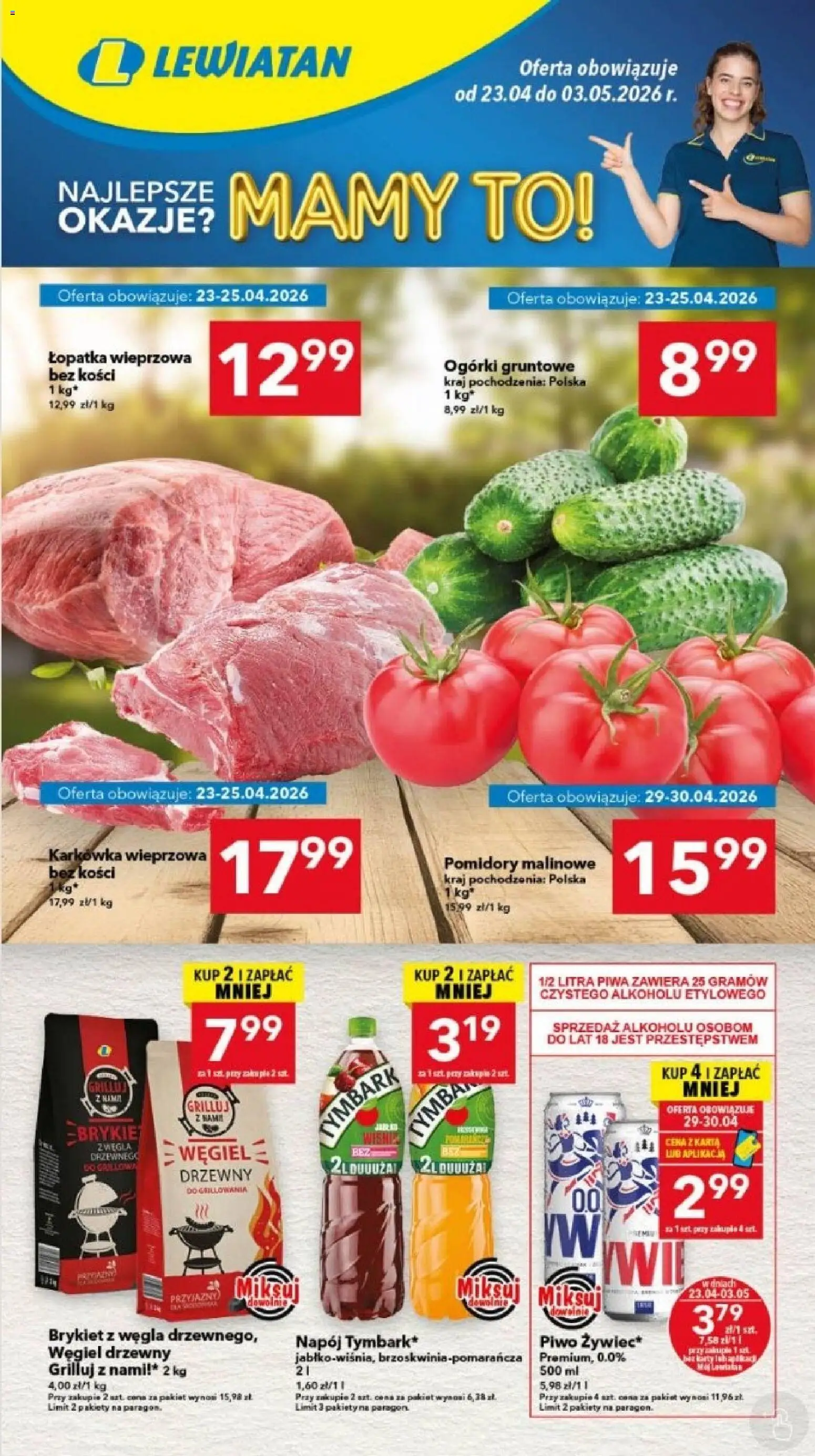 Pogląd gazetki "Lewiatan gazetka - Legnica" ze sklepu Lewiatan ważnej od 23.04.2026
