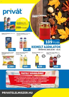 PRIVÁT - Déli vármegyék megtekintése, amely érvényes 2025.10.09.-től