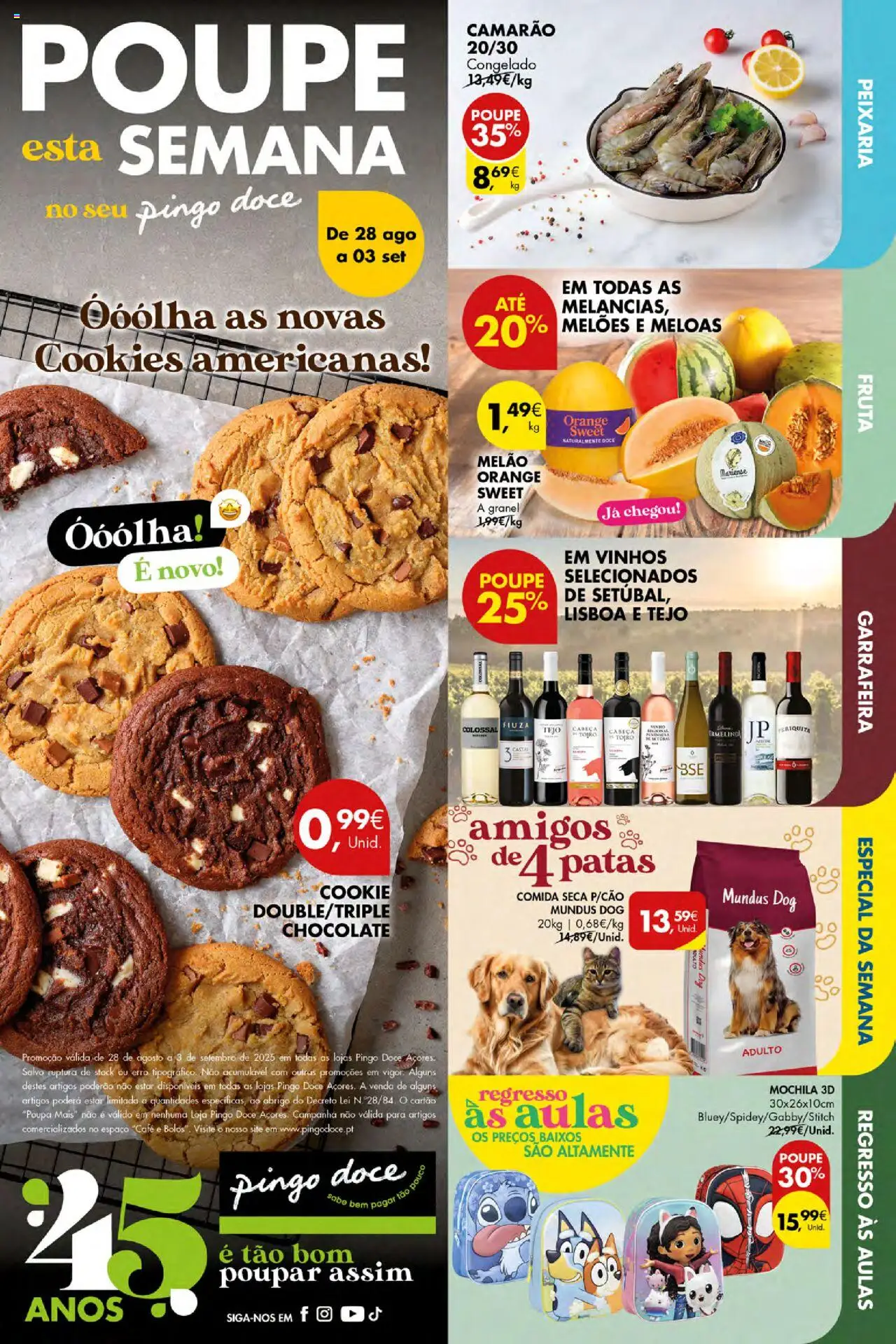 Pingo Doce Folheto de 28/08/2025 - catálogo esta semana - página 1