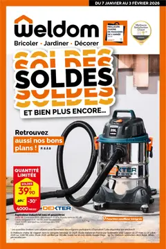 Prévisualisation de Soldes et bien plus encore du magasin Weldom formulaire valide 07/01/2026