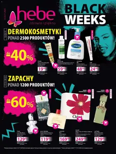 Pogląd gazetki "Black Friday" ze sklepu Hebe ważnej od 13.11.2025