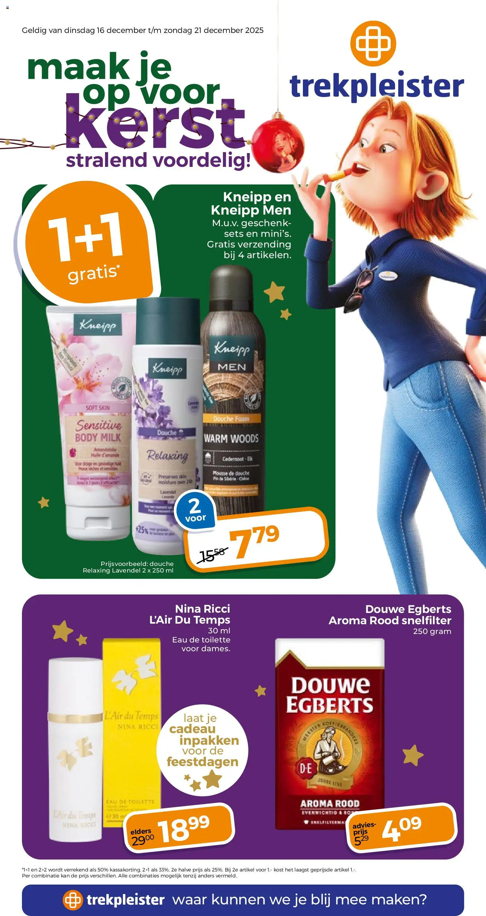 Voorbeeld van Folder van winkel Trekpleister geldig vanaf 15-12-2025 - Douche, Kan, Eau de toilette