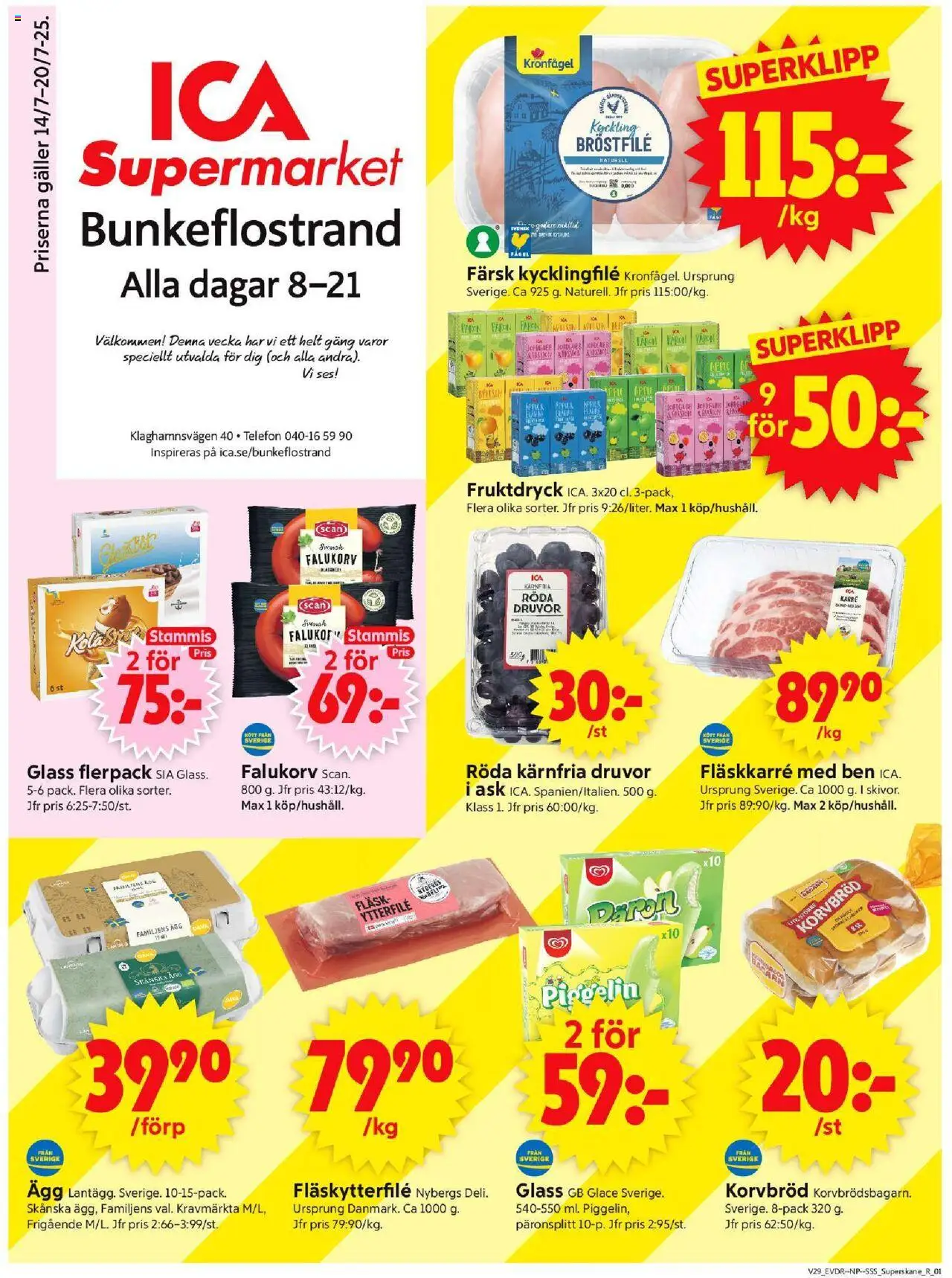 Malmö är giltig 14/07 2025 > Veckans Erbjudanden gäller från 14/07/2025 till 20/07/2025 sidnummer 1