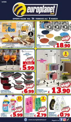 Anteprima dell'opuscolo Attuale volantino dal negozio Europlanet Casa valido da 26/02/2026