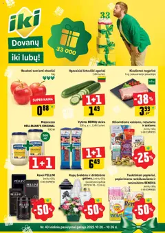 IKI parduotuvės leidinio Leidinys galiojančio nuo 2025.10.20 peržiūra