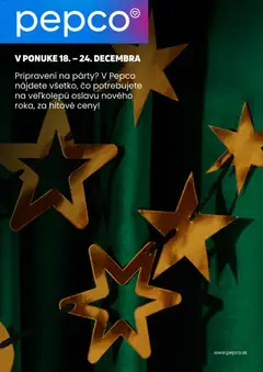 Náhľad Pepco letáku platného od 18.12.2025