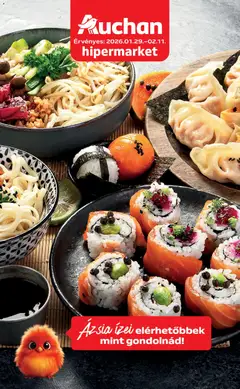 Auchan - Ázsiai hetek megtekintése, amely érvényes 2026.01.29.-től