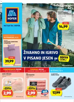 Pregled letka Katalog trgovine Hofer SI vrijedi od 11.09.2025