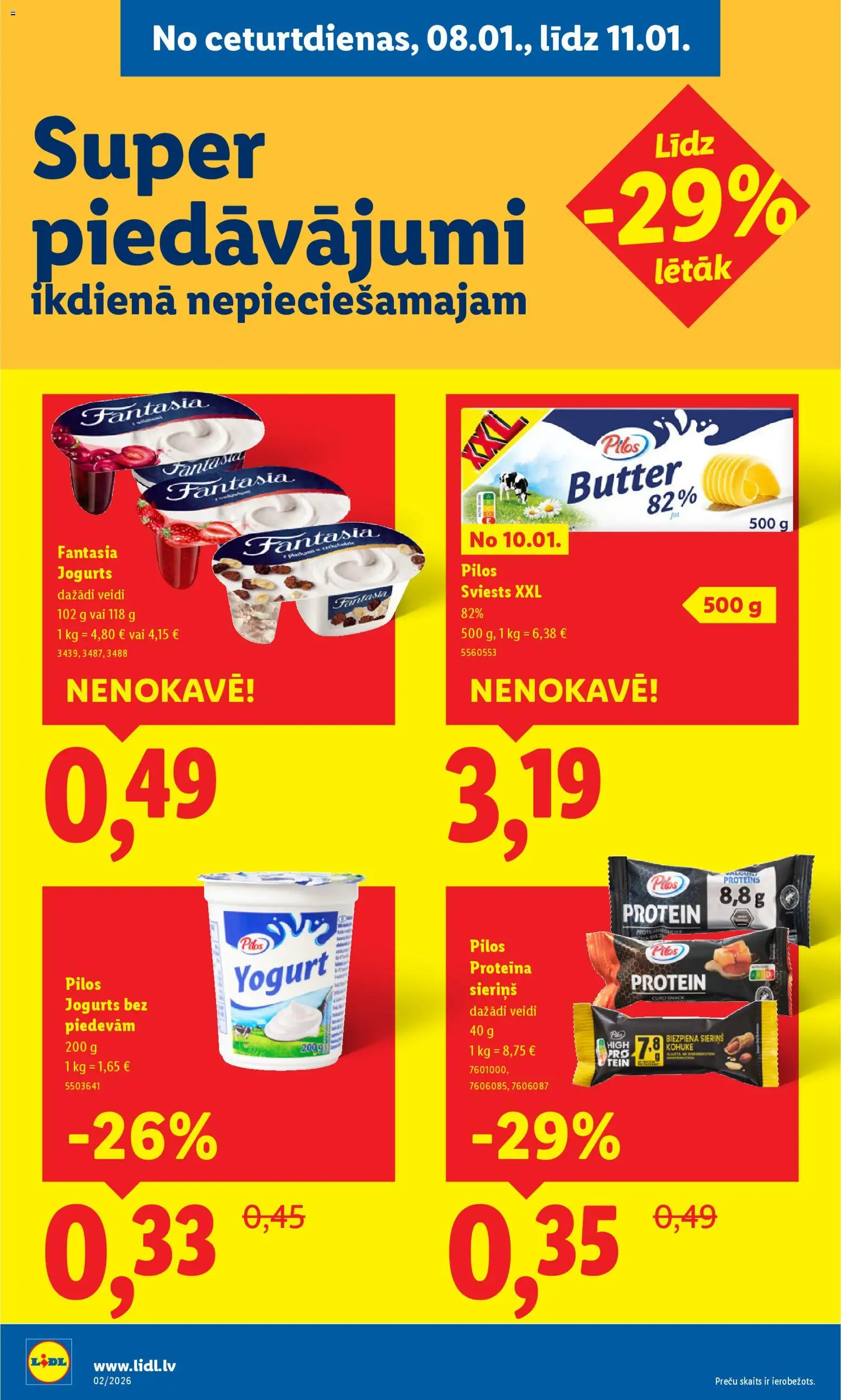 Skatīt Lidl akciju bukletu, derīgs no 2026.01.05