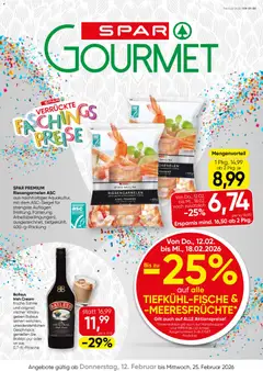 Vorschau der Angebote: SPAR Gourmet Burgenland gültig ab 12.02.2026