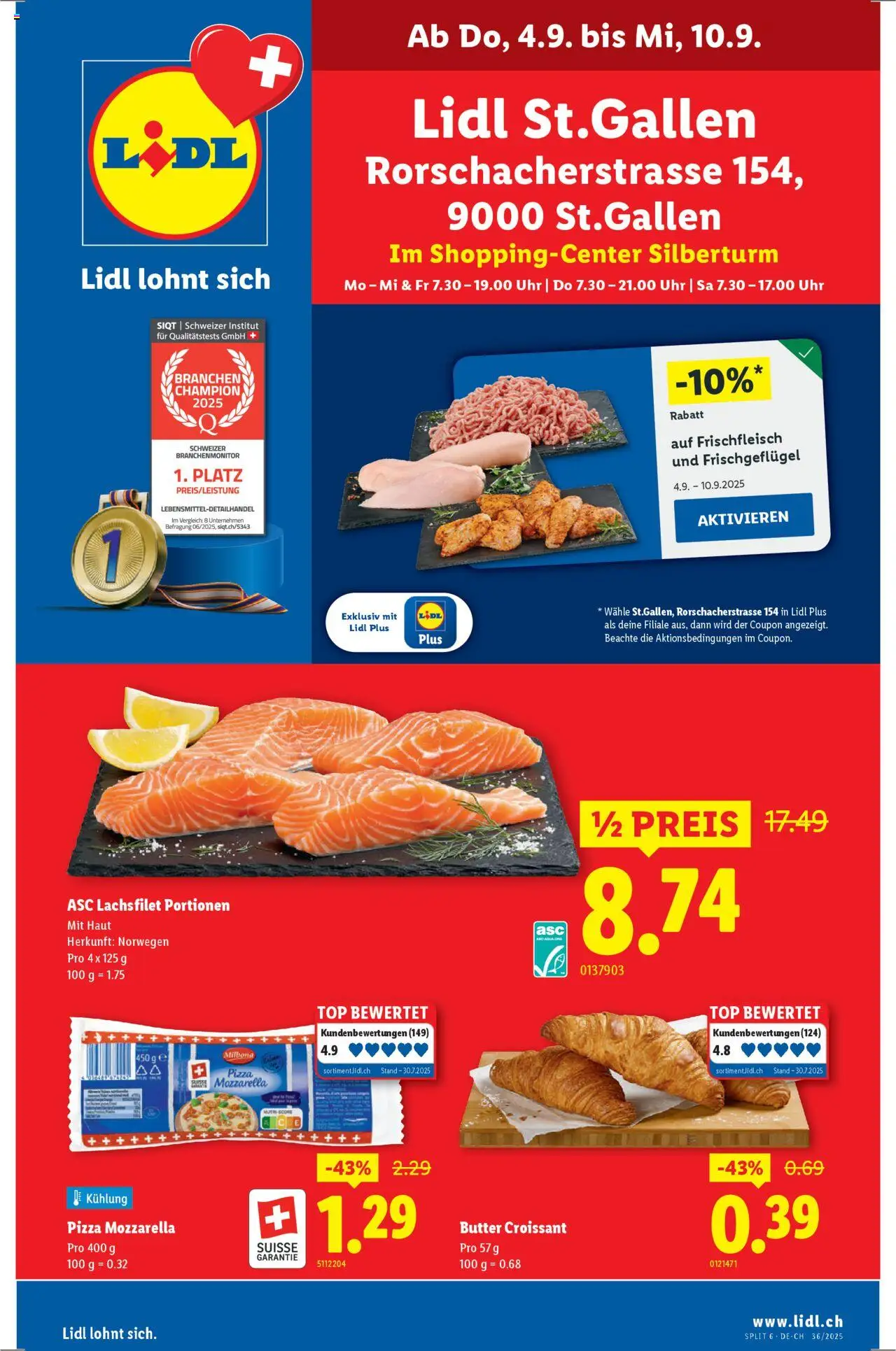 Lidl Aktionen St. Gallen ab 04.09.2025 - Seitennummer 1