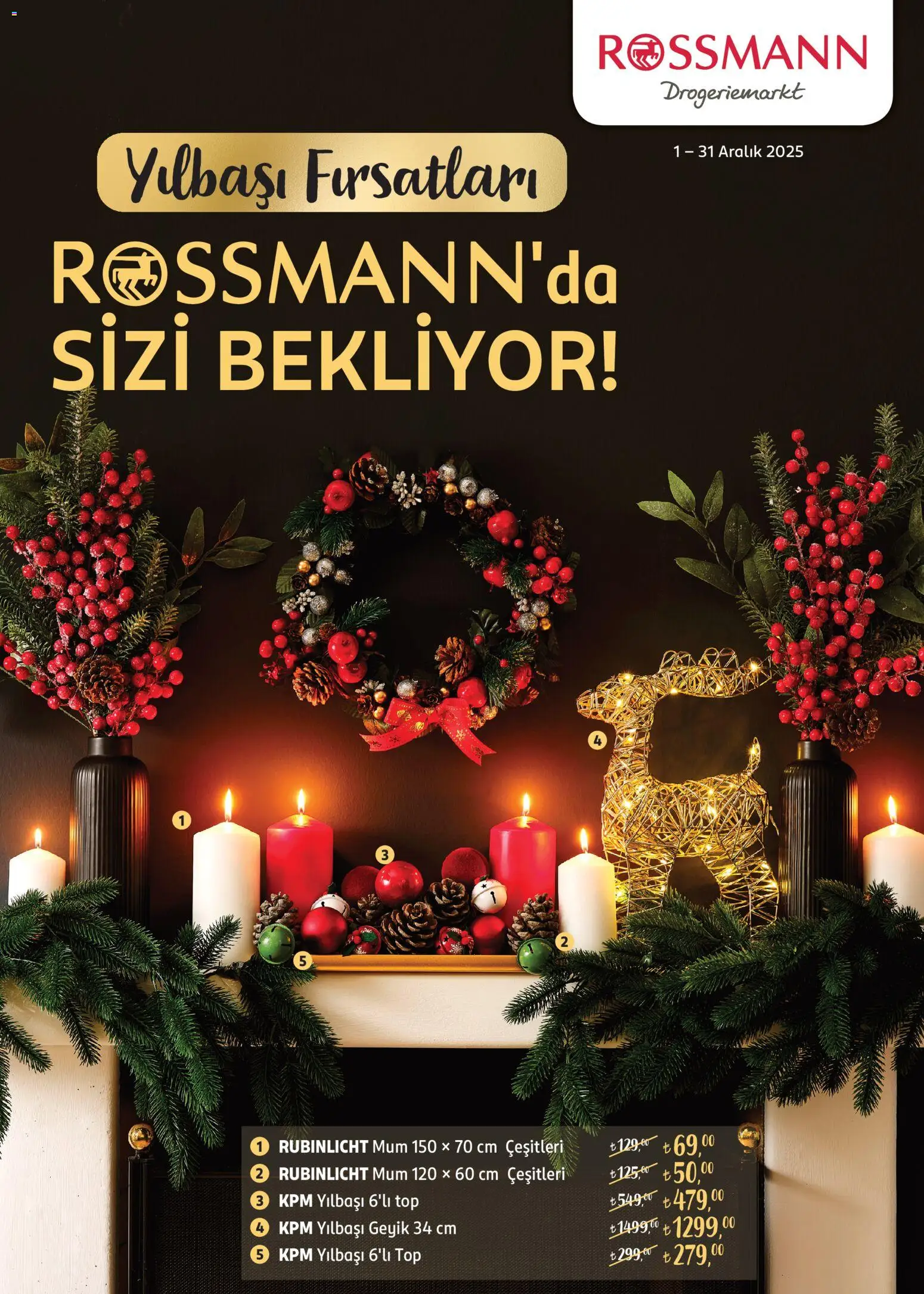 Rossmann Yılbaşı Kataloğu 01.12.2025 - Broşürünün önizlemesi