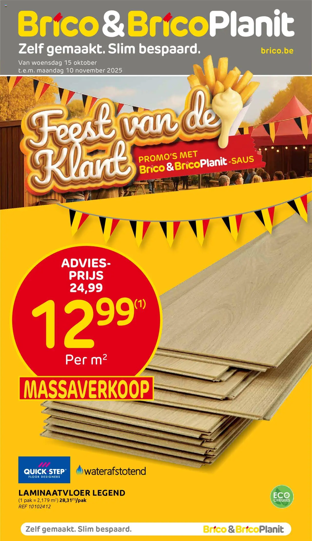 Brico shop Folder geldig vanaf 15/10/2025 - Paginanummer 1