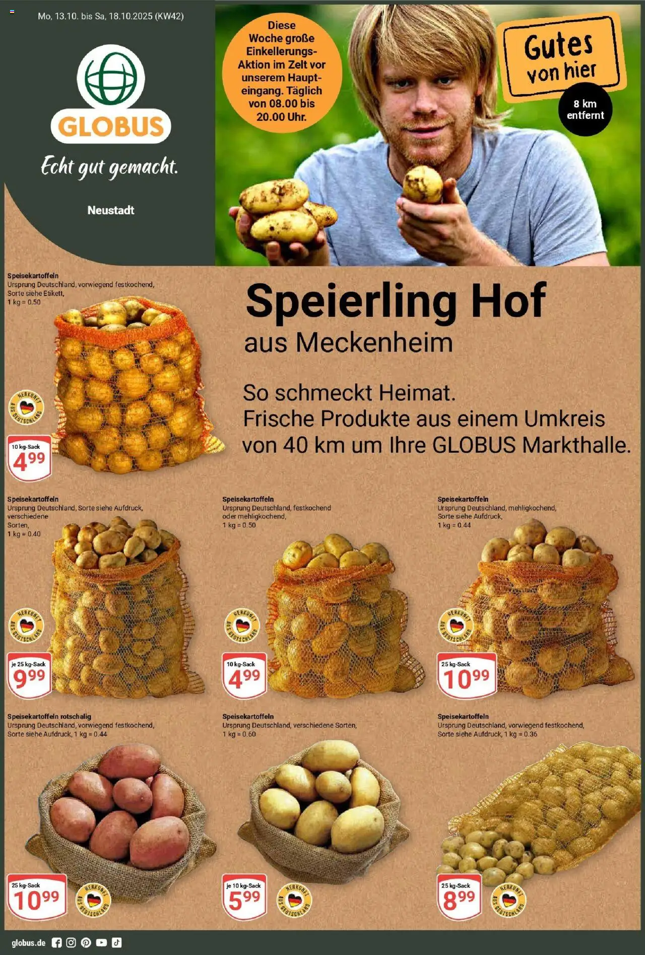 Globus Prospekt ab Montag 12.10.2025 > Prospekt Neustadt	