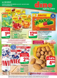 Pogląd gazetki "Gazetka" ze sklepu Dino ważnej od 23.07.2025