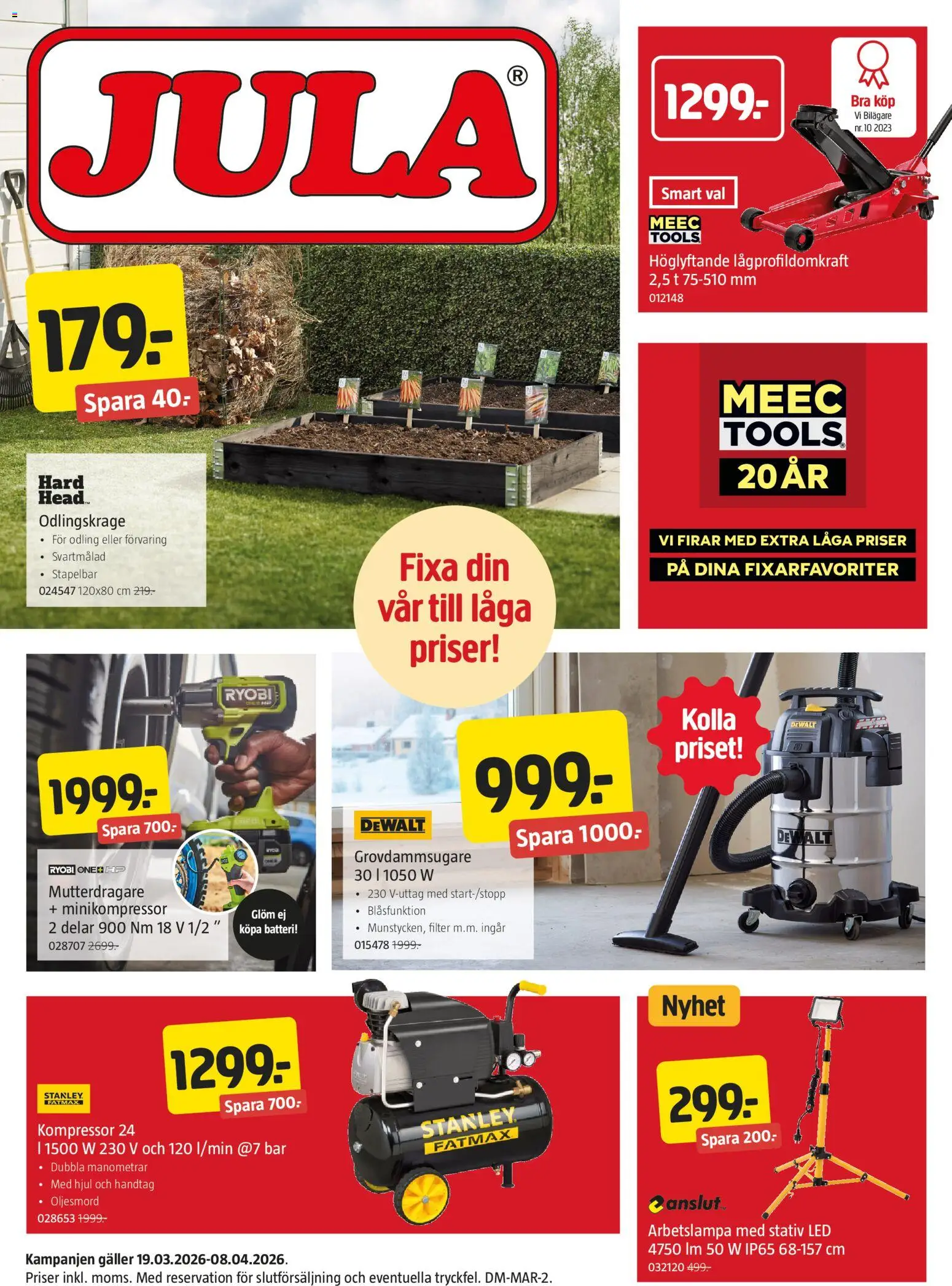 Förhandsgranska reklamblad Jula erbjudanden från butik Jula gäller från 19/03/2026