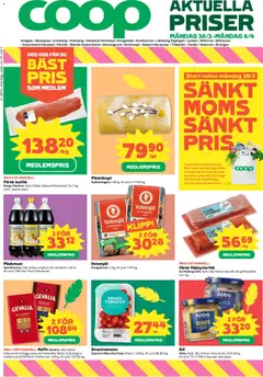 Förhandsgranska reklamblad Coop erbjudanden från butik Coop gäller från 30/03/2026