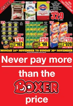 Preview of Boxer flyer valid from 24/11/2025