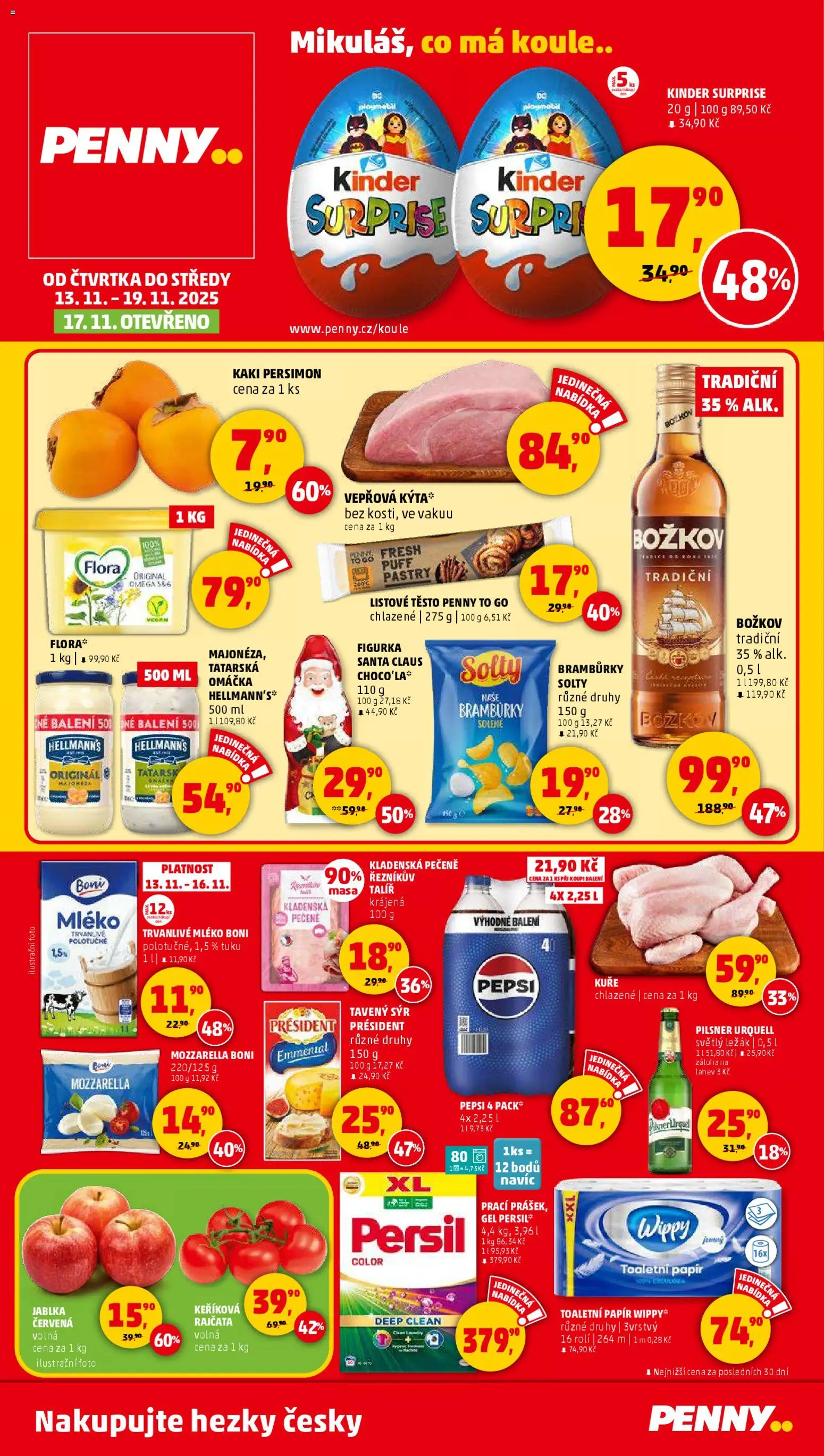 Náhled nabídky: Penny Market Čtvrtečník platný od 13.11.2025
