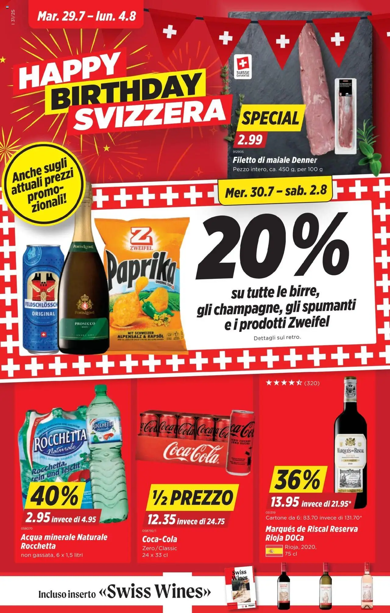 Denner Aktionen IT ab 29.07.2025 - Seitennummer 1